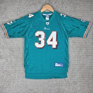Reebok Miami Dolphins Ricky Williams 34 Jersey Kids Large Aqua Reebok Football
